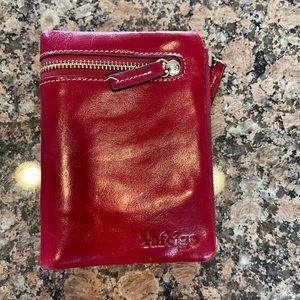 Red Leather Wallet